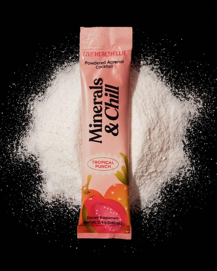 Minerals & Chill stick pack — Live Healthillie's hero product